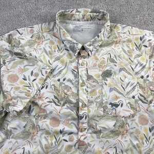 Nike Golf Polo Shirt Mens Large White Enemies of the Course AOP‎ Limited Edition